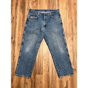 Wrangler Men's Jeans 38x30 Classic Straight Leg Blue Denim Vintage USA‎ Made